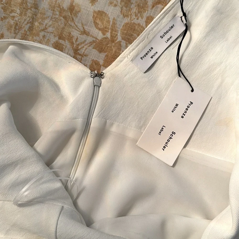 NWT 💛◻️Proenza Schouler LLC ◻️💛 crêpe color, Block pleated Dress👗 women’s 8 - Picture 7 of 7